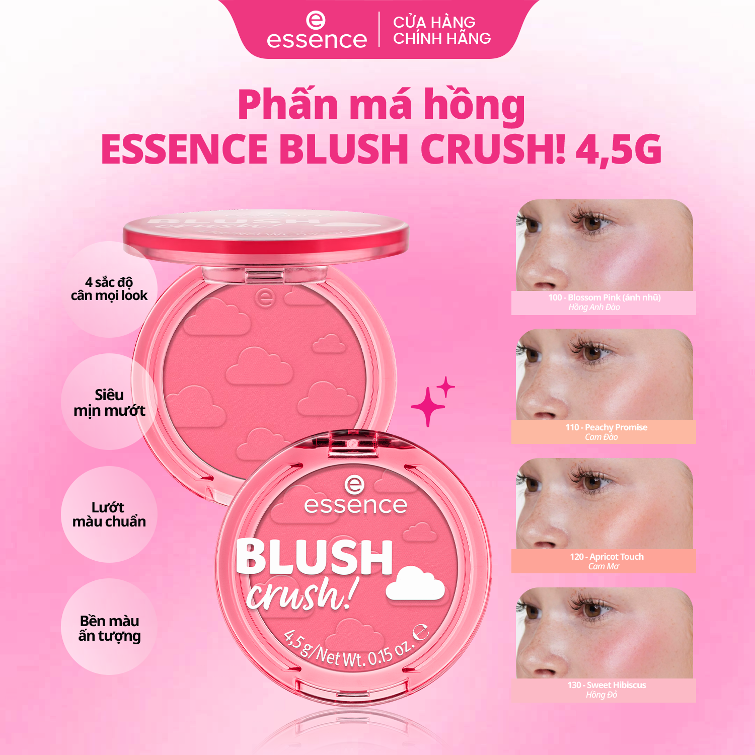 Phấn má hồng essence BLUSH crush!
