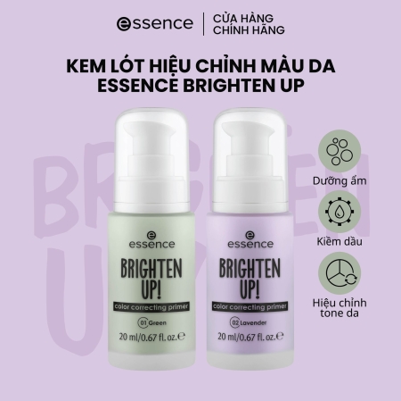 Kem lót - essence BRIGHTEN UP! color correcting primer