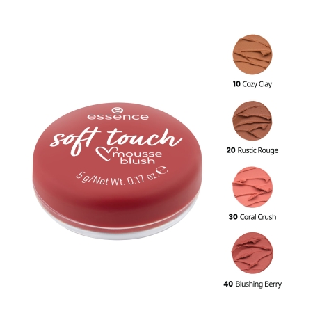 Má hồng kem bông mềm mịn, bền màu ESSENCE Soft Touch Mousse Blush 5g