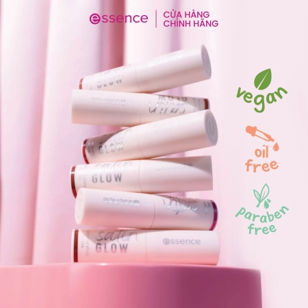 Son satin dưỡng bóng mềm môi ESSENCE Satin Glow Luminous Shine Lipstick 1,9g
